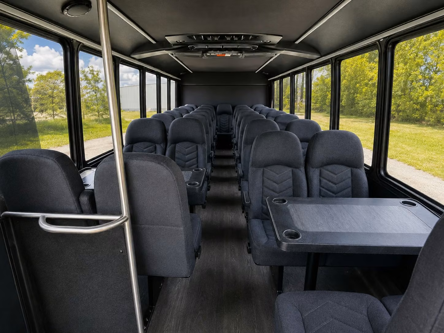 18 passenger minibus interior