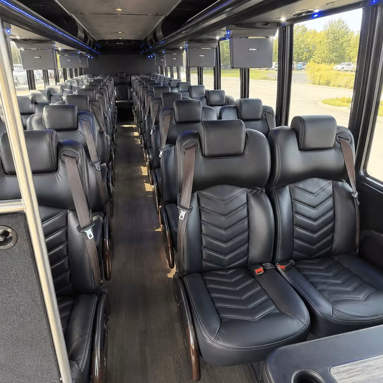 30 passenger minibus inside