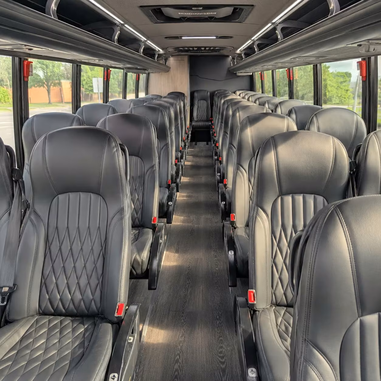 35 passenger minibus inside